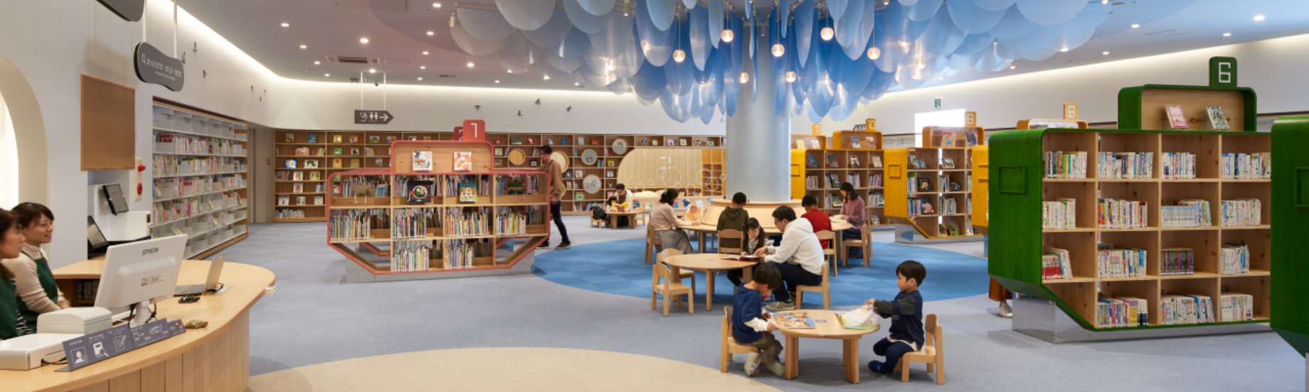 荒尾市立図書館 - 荒尾市立図書館の外観